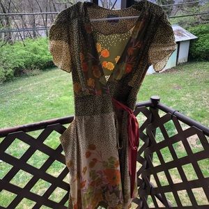 Springy wrap dress